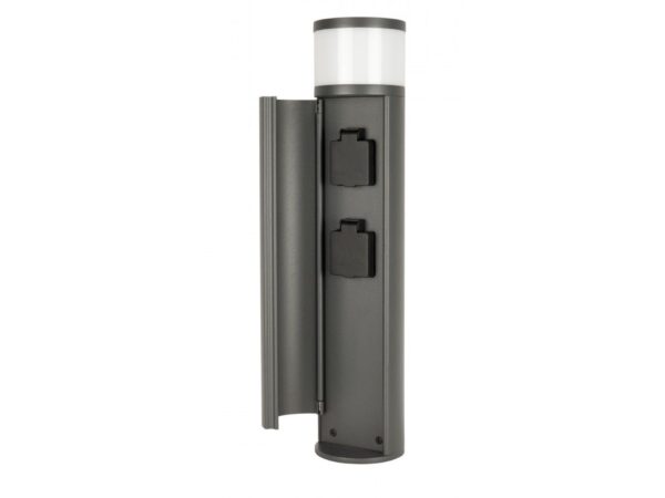 Lampa ogrodowa z gniazdami ELBORN EL3113