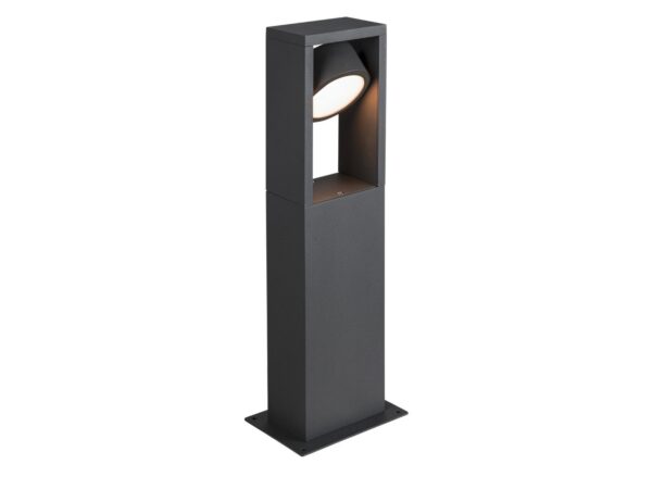 Lampa ogrodowa Eskina Frame 45 cm z cylindrycznym reflektorem LED