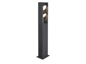 Miniaturka 6 - Lampa ogrodowa Eskina Frame 75 Fl z dwoma reflektorami LED na białym tle