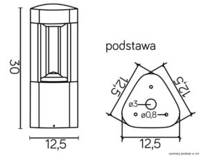 Miniaturka 3 - Oprawa zewnętrzna FAN GL 11201 – zdjęcie 4