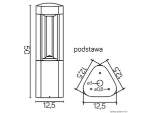 Miniaturka 4 - Schemat wymiarów FAN GL 11204