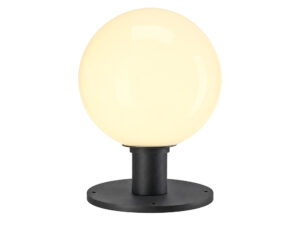Miniaturka 9 - Lampa ogrodowa Gloo Pure 27 cm z kulistym szklanym kloszem na antracytowej podstawie