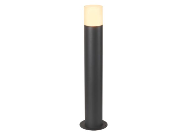 Lampa ogrodowa Grafit E27 60 Pole antracytowa, pełny packshot na białym tle