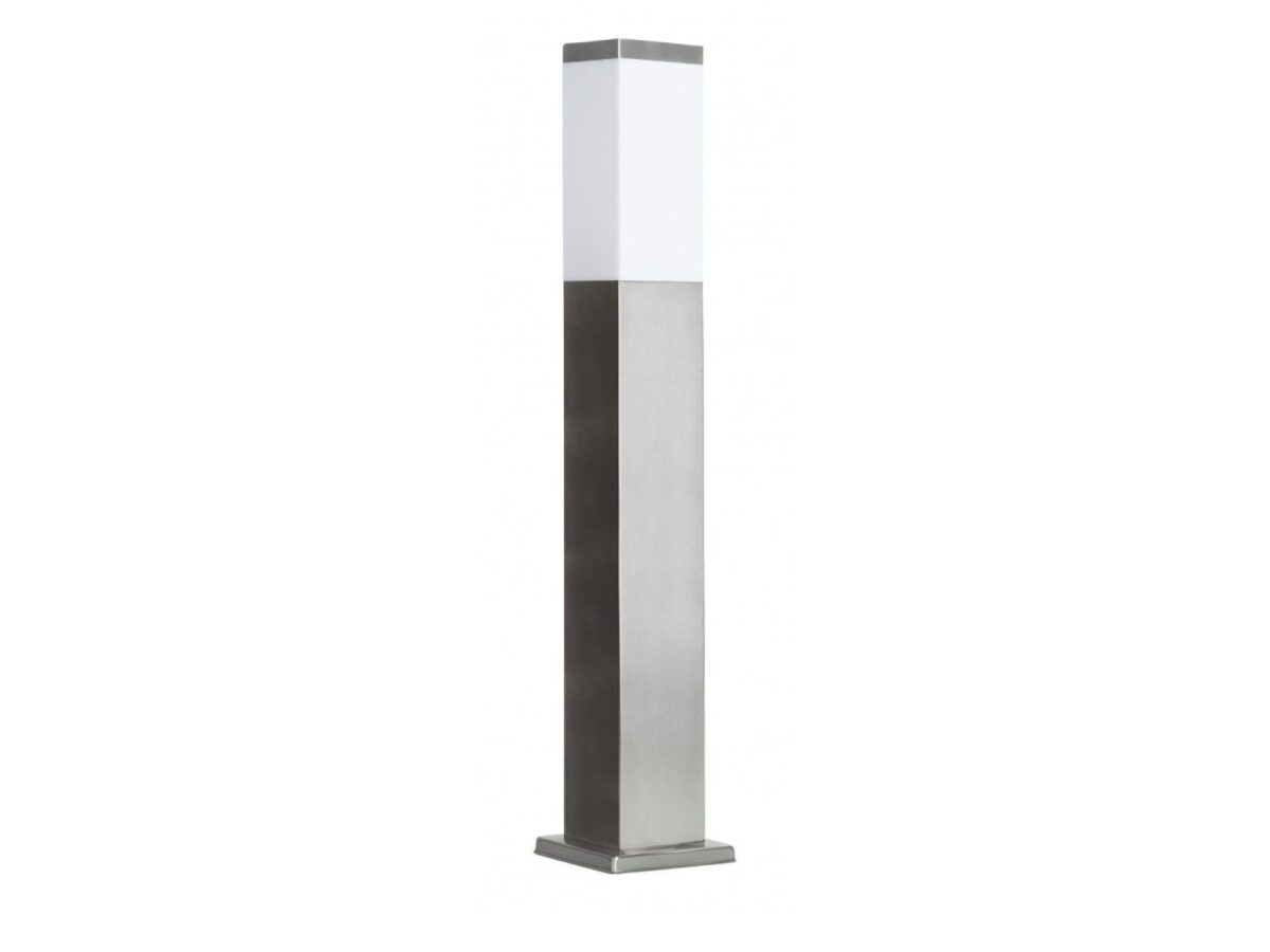 Lampa ogrodowa stojąca INOX KWADRATOWA BLACK SS802-650 BL