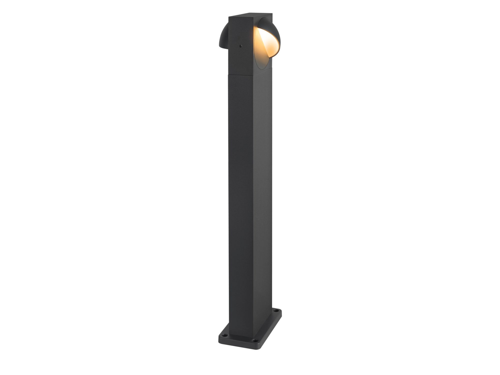 Lampa ogrodowa stojąca Lid I 75 LED 29 W, antracyt na białym tle
