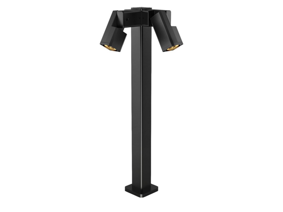 Lampa ogrodowa stojąca Malidela czarna 80 cm GU10 IP65