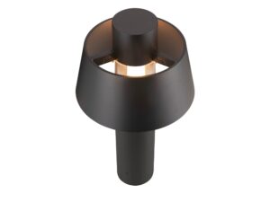 Miniaturka 3 - Lampa ogrodowa Photoni 45 czarna widok z boku
