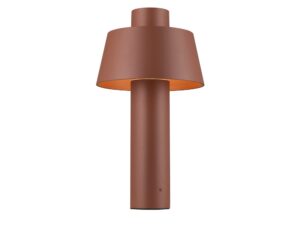 Miniaturka 8 - Lampa ogrodowa Photoni 45 rdzawa na białym tle