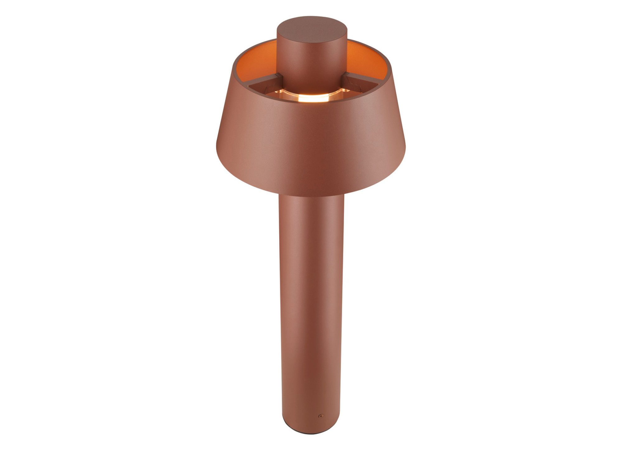 Lampa Photoni 75 rdza, widok boczny