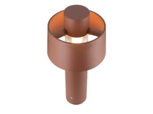 Miniaturka 3 - Lampa Photoni Cyl Pole 45 w kolorze rdzy z innej perspektywy