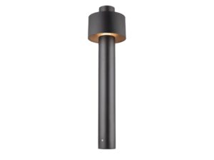 Miniaturka 11 - Lampa ogrodowa Photoni Cyl Pole 75 czarna na białym tle