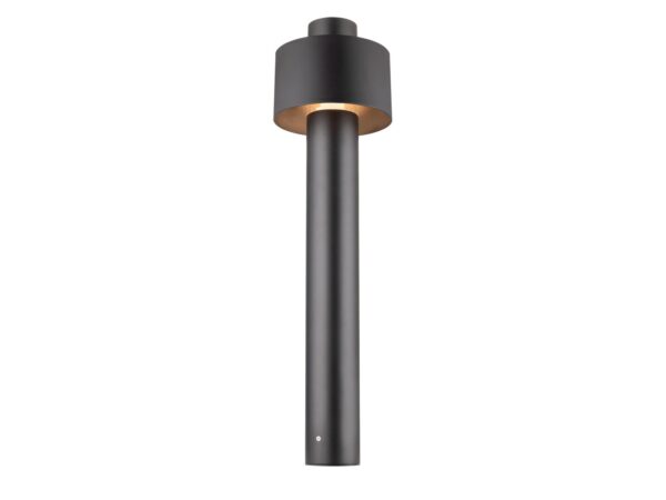Lampa ogrodowa Photoni Cyl Pole 75 czarna na białym tle