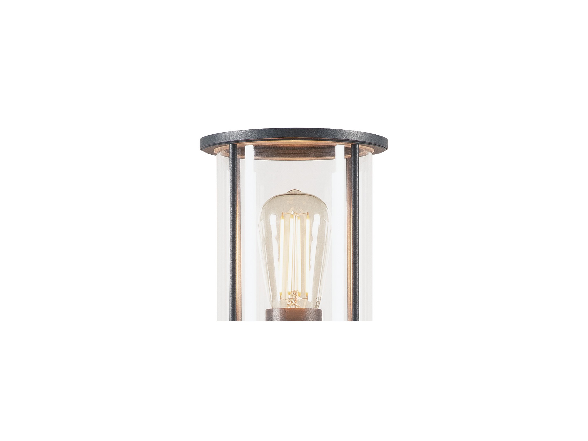 Lampa ogrodowa Photonia z aluminiową obudową i przezroczystym szkłem, drugi widok
