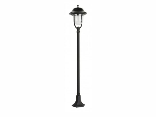 Lampa ogrodowa PRINCE K 5002/1/O – czarna latarnia od frontu