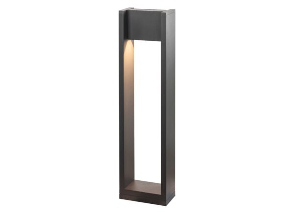 Lampa ogrodowa Quad Pole LED antracytowa, packshot na białym tle