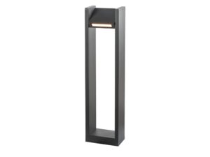 Miniaturka 1 - Quad Pole antracytowy słupek LED z pochyloną głowicą