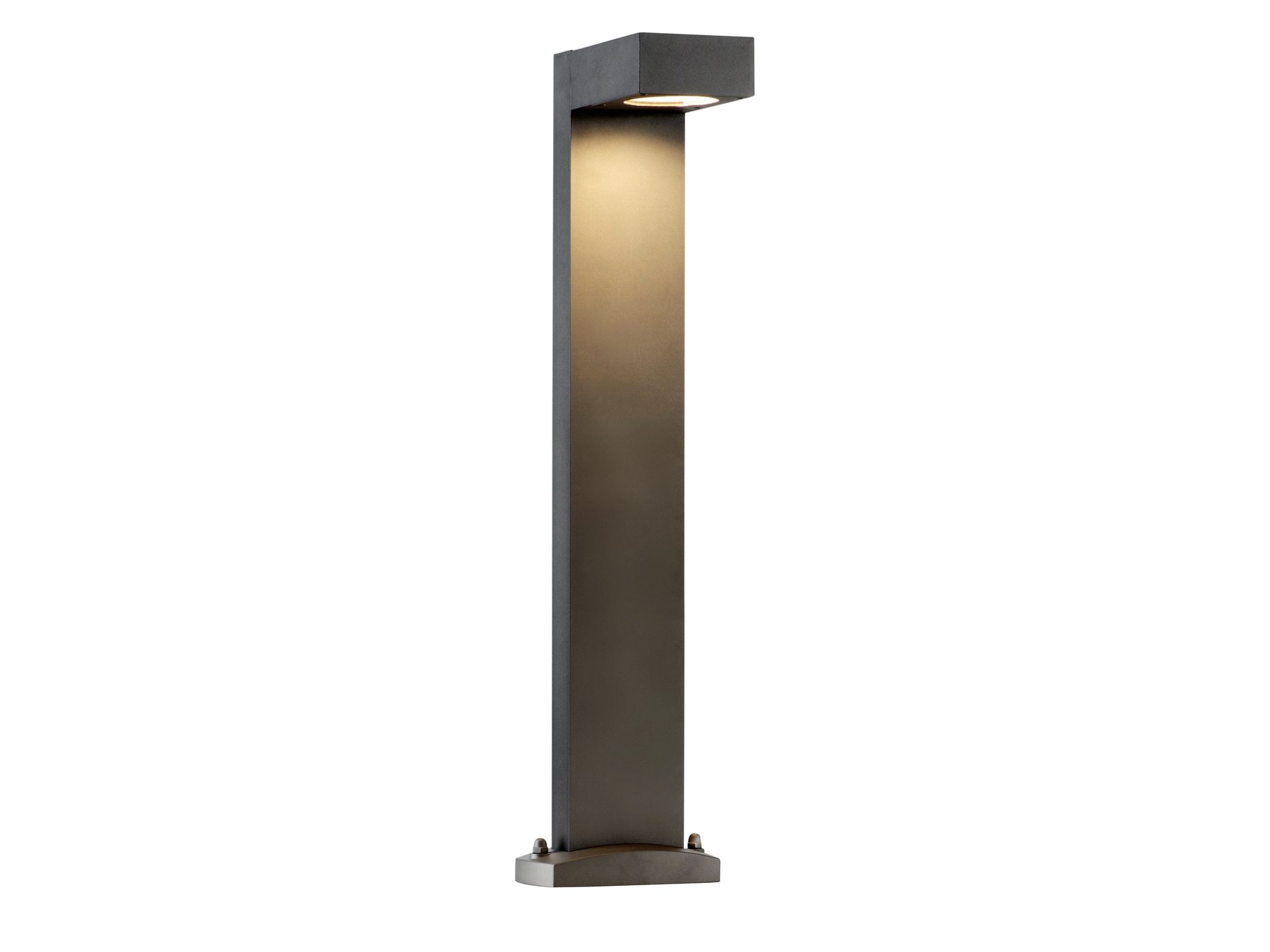Lampa ogrodowa Quadrasyl 75 w kolorze antracyt, widok od przodu