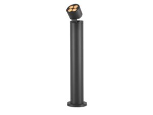 Miniaturka 3 - Lampa ogrodowa R-Cube 75 antracyt, regulowana głowica LED