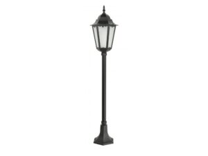 Miniaturka 10 - Lampa ogrodowa RETRO CLASSIC II K 5002/2 H – czarna latarnia od frontu