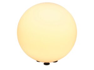 Miniaturka 1 - Lampa ogrodowa Rotoball Floor w formie białej kuli 40 cm