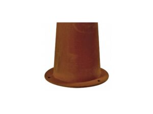 Miniaturka 2 - Lampa ogrodowa Rusty 40 cm zbliżenie rdzawej podstawy