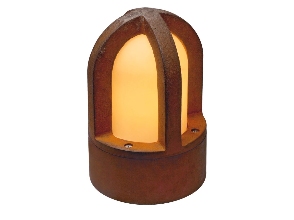 Lampa ogrodowa stojąca Rusty Cone 24 E14 IP54 rdza