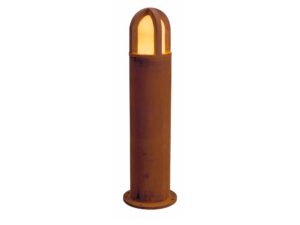 Miniaturka 3 - Lampa ogrodowa Rusty Cone wysokość 70 cm, rdzawa, packshot na białym tle