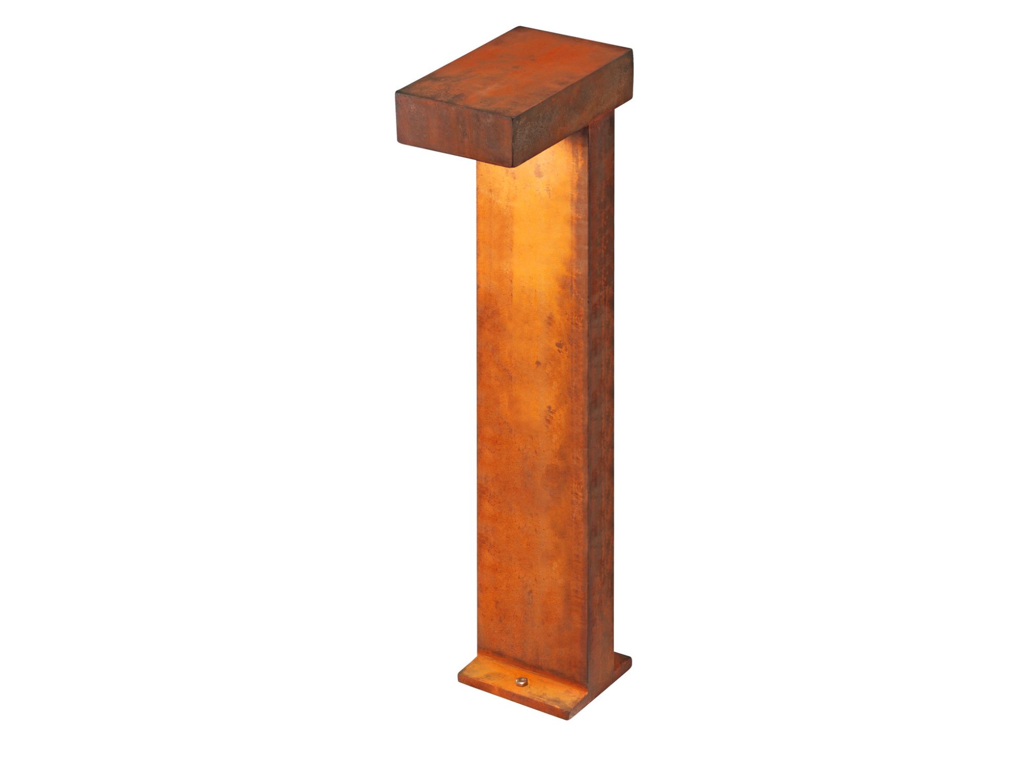 Słupek oświetleniowy Rusty Pathlight 70 z boku