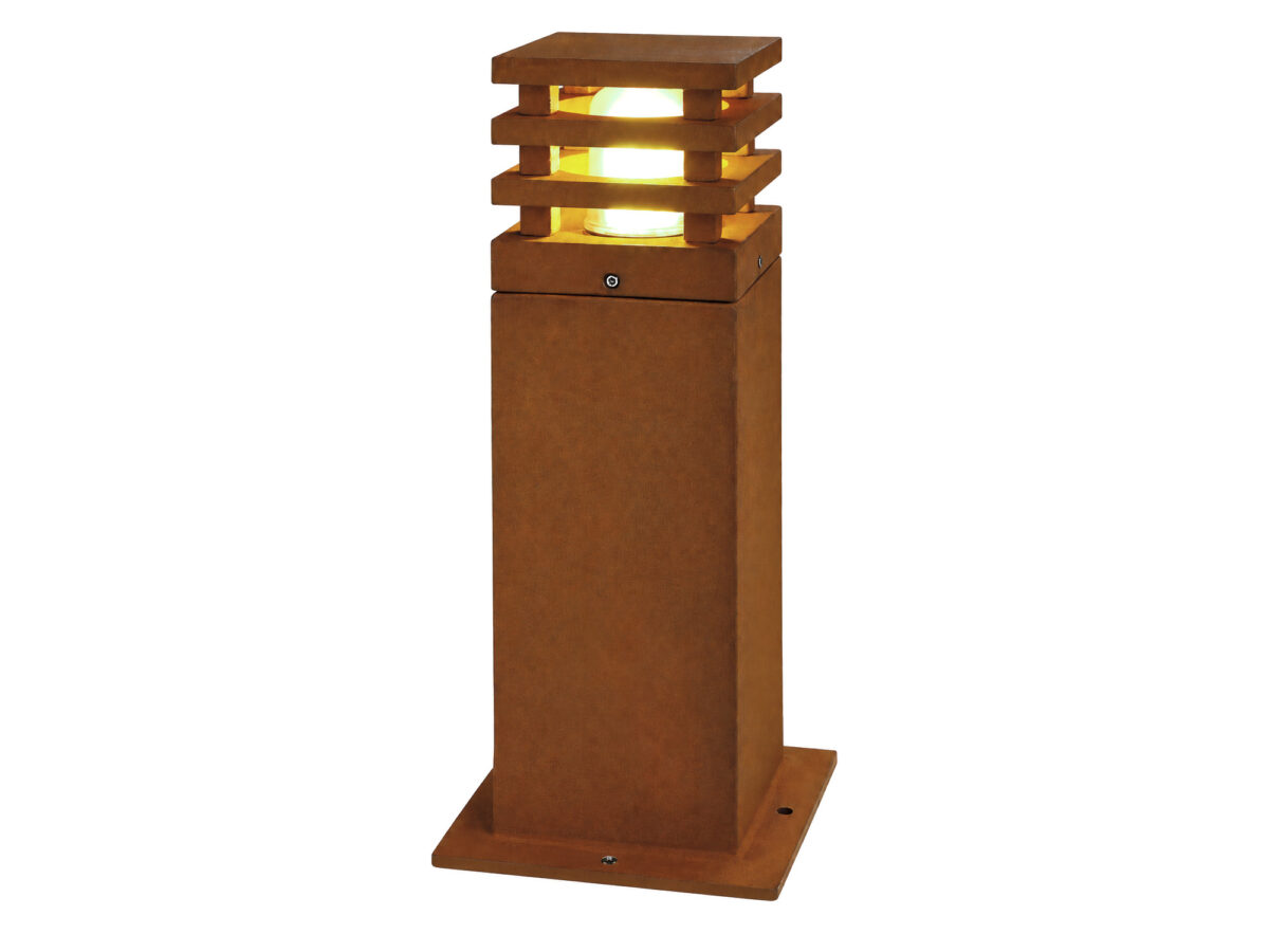 Lampa ogrodowa stojąca Rusty Square LED 9 W IP55
