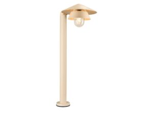 Miniaturka 3 - Lampa ogrodowa Sejero 90 beżowa na białym tle