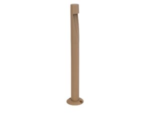 Miniaturka 1 - Beżowa lampa ogrodowa Sena M LED IP65 na białym tle