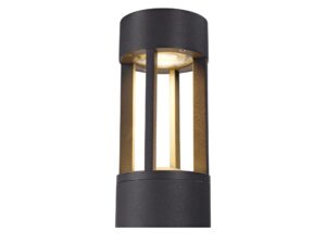 Miniaturka 4 - Lampa ogrodowa Slots 65, trzeci detal antracytowej obudowy