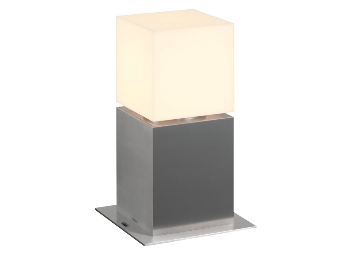 Lampa ogrodowa Square Pole E27 IP44 stal nierdzewna