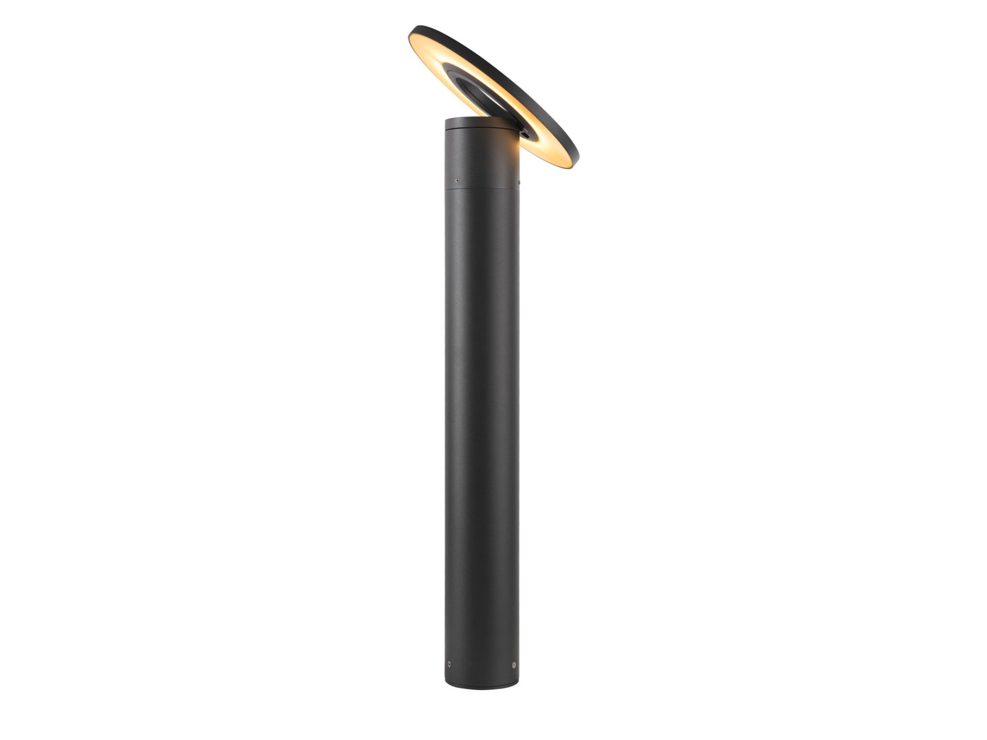 Lampa stojąca I-Ring do ogrodu przedstawiona z boku