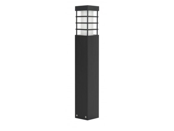 Lampa ogrodowa stojąca RADO II 2 – czarna oprawa na białym tle