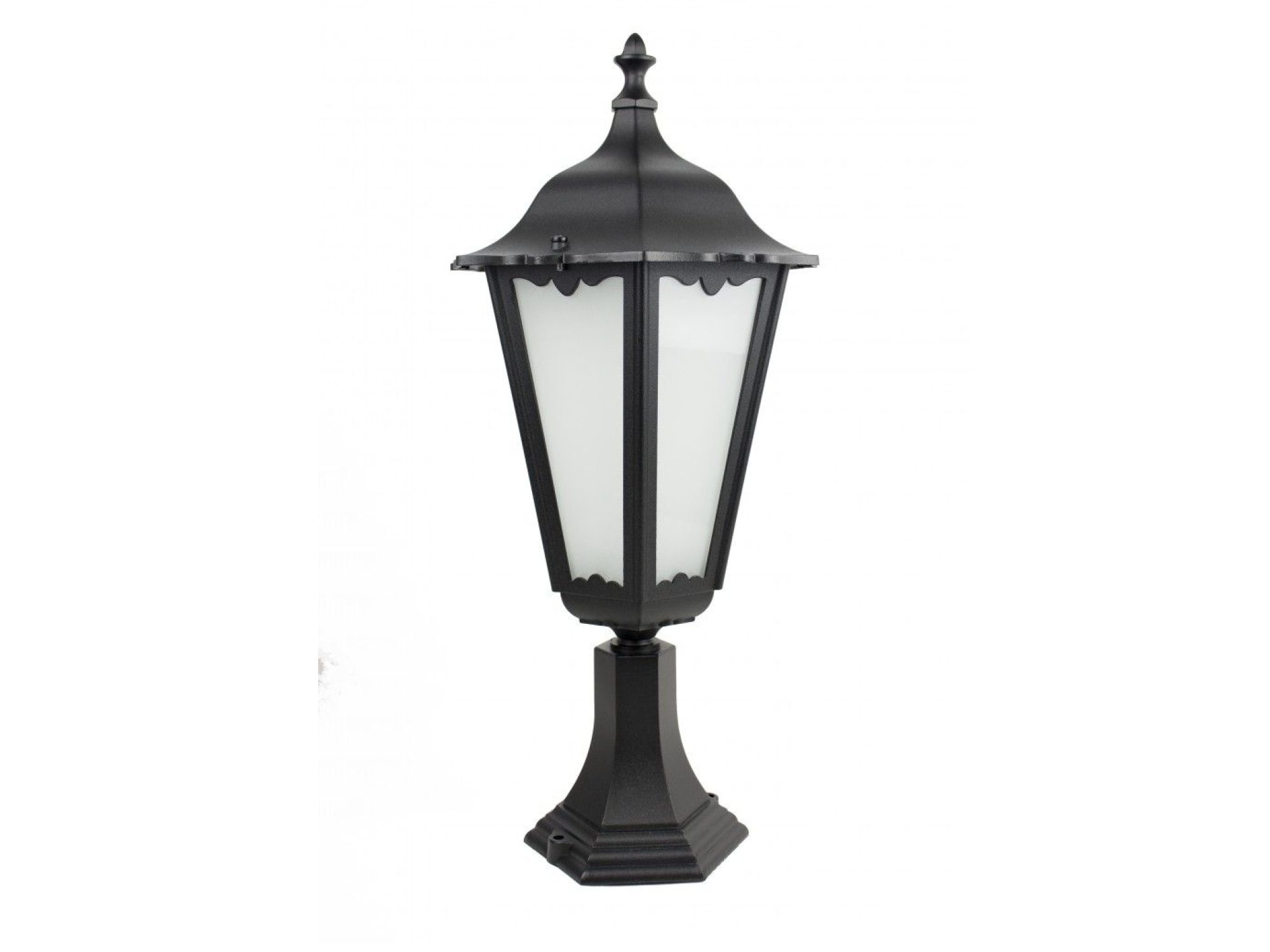 Lampa ogrodowa stojąca RETRO MAXI K 4011/1/BD – widok z przodu