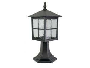 Miniaturka 9 - Lampa ogrodowa stojąca WENECJA K 4011/1/KW – czarna oprawa na białym tle