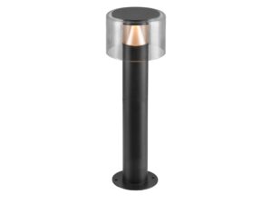 Miniaturka 6 - Lampa ogrodowa Taha II 45 czarna – pełny widok na białym tle