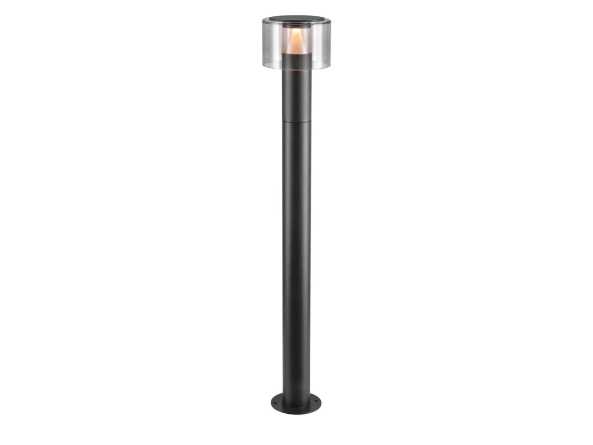 Lampa ogrodowa stojąca LED IP65 Taha II 90 90,2 cm czarna