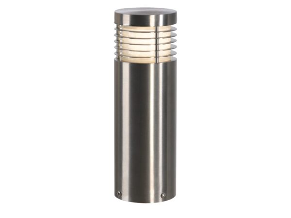 Lampa ogrodowa Vap Slim stal nierdzewna wysokość 30 cm, widok na białym tle