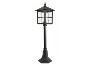 Miniaturka 5 - Lampa ogrodowa WENECJA K 5002/3/KW czarna, widok całej oprawy