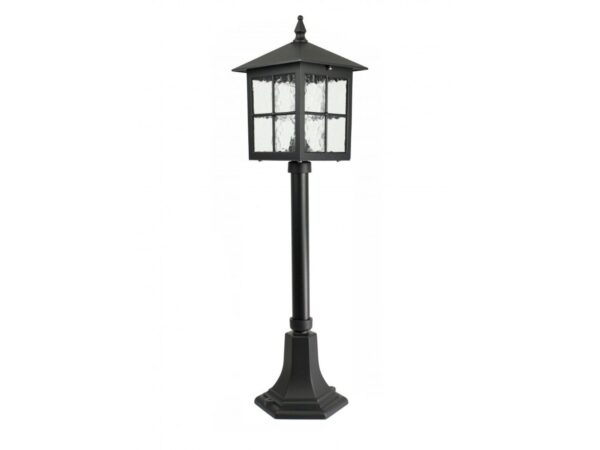 Lampa ogrodowa WENECJA K 5002/3/KW czarna, widok całej oprawy