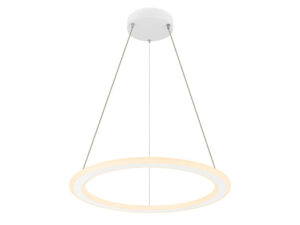 Miniaturka 4 - Lampa wisząca One Flat PD biała Ø60 cm – kompletne zawieszenie