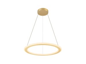 Miniaturka 6 - Lampa wisząca One Flat PD mosiężna Ø60 cm – kompletne zawieszenie