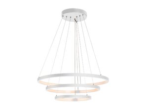 Miniaturka 1 - Lampa wisząca One Triple DALI biała trzy pierścienie LED
