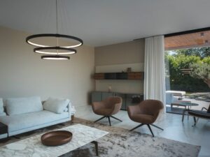 Miniaturka 6 - Lampa One Triple DALI czarna aranżacja w salonie