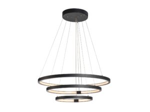 Miniaturka 2 - Lampa One Triple DALI trzy czarne obręcze świetlne