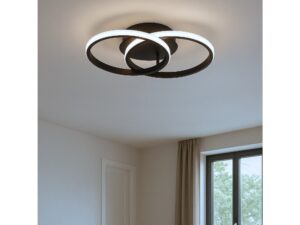 Miniaturka 4 - Pierścieniowa lampa Orenia LED w nowoczesnym pokoju