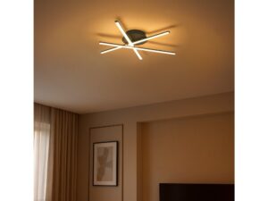 Miniaturka 5 - Lampa Palisa LED zamontowana na suficie w ciepłej aranżacji