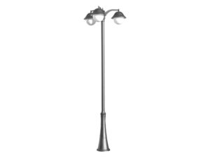Miniaturka 10 - Lampa parkowa PRINCE MAX OGMW 3 O-BD – cała konstrukcja na białym tle